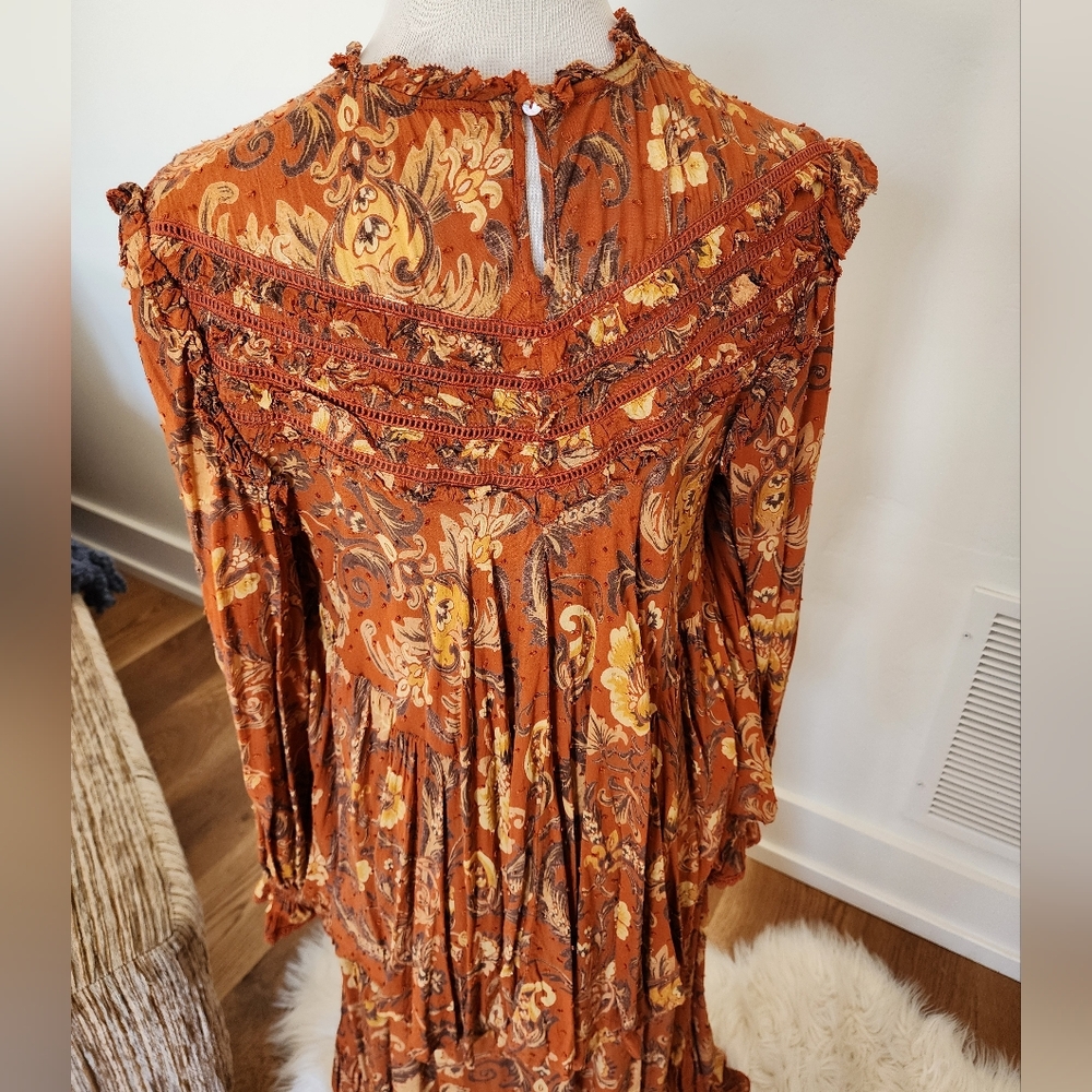 Spell & Gypsy Designs Aurora Blouse Burnt Ember XL - Picture 5 of 15